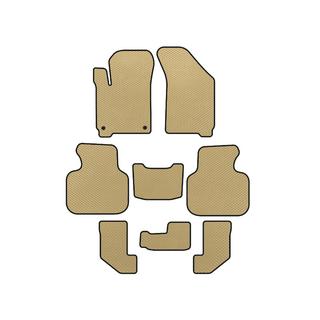 EVA Floor Mats (2008-2011, 3 Rows, Beige)