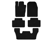 Dodge Durango 2010- Textile Floor Mats Classic (3 Rows, Black) photo 1