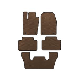 EVA Floor Mats (3 Rows, Brown)