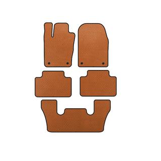 EVA Floor Mats (3 Rows, Orange) Dodge Durango 2010-