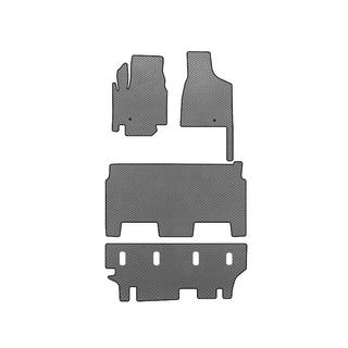 EVA Floor Mats (2008-2020, 3 Rows, 8-Seater/Trim SXT, Gray) Dodge Grand Caravan V 2008-2020