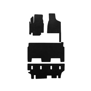 EVA Floor Mats (2008-2020, 3 Rows, 8-Seater/Trim SXT, Black) Dodge Grand Caravan V 2008-2020