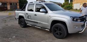 Volkswagen Amarok 2010-2022 Side Bars (2 pcs, Stainless Steel) photo 9