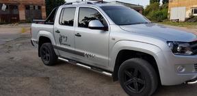 Volkswagen Amarok 2010-2022 Side Bars (2 pcs, Stainless Steel) photo 10