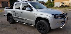 Volkswagen Amarok 2010-2022 Side Bars (2 pcs, Stainless Steel) photo 11