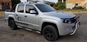 Volkswagen Amarok 2010-2022 Side Bars (2 pcs, Stainless Steel) photo 12