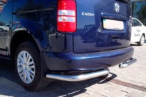 Volkswagen Caddy 2010-2015 Rear Corner Bars AK003 (2 pcs, stainless steel) photo 3