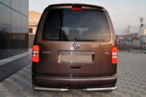 Volkswagen Caddy 2010-2015 Rear Corner Bars AK003 (2 pcs, stainless steel) photo 2