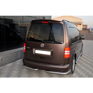 Rear Corner Bars AK003 (2 pcs, stainless steel) Volkswagen Caddy 2004-2010 photo 2