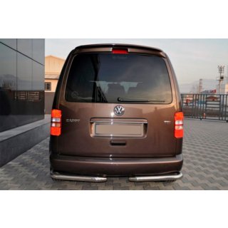 Rear Corner Bars AK003 (2 pcs, stainless steel) Volkswagen Caddy 2004-2010 photo 1
