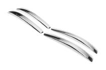Volkswagen Caddy 2004-2010 Stainless steel front bumper corner protectors (4 pcs) Carmos - Turkish Stainless Steel photo 3