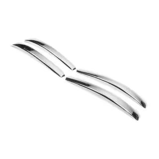 Stainless steel front bumper corner protectors (4 pcs) photo 3