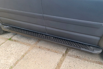 Volkswagen T5 2010-2015 Side Steps X5-Type black (2 pcs, aluminum) Long Wheelbase photo 2