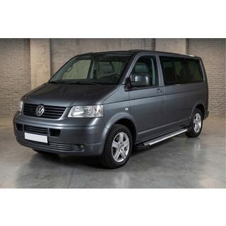 Side Steps Line (2 pcs, Aluminum) Volkswagen T5 Transporter 2003-2010 photo 1