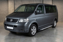 Volkswagen T5 Caravelle 2004-2010 Side Steps Line-Type (2 pcs, Aluminum) Short Wheelbase photo 1