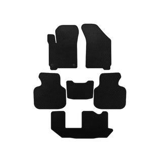EVA Floor Mats (2011-2020, 3 Rows, 7-Seater, Black) Dodge Journey 2008-2020