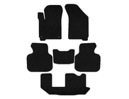 Dodge Journey 2008-2020 Textile Floor Mats Classic (2011-2020, 3 Rows, 7-Seater, Black) photo 1
