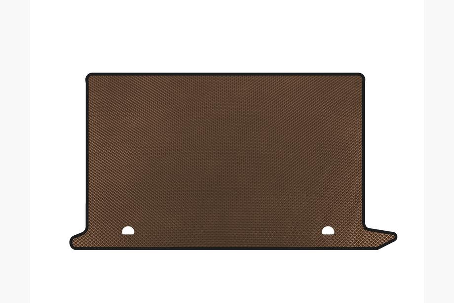 Fiat Doblo II 2010-2022 Trunk Mat v2 (Brown) Image