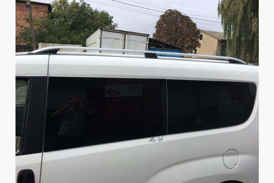Fiat Doblo II 2010-2022 Roof Rails CROWN (matte grey) Photo 4