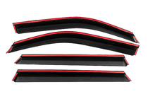 Renault Duster 2024- Window deflectors with chrome trim (4 pcs, Niken) photo 8