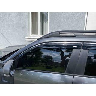 Window deflectors with chrome trim (4 pcs, Niken) photo 4