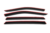 Skywell ET5/Skyworth EV6 2021- Window deflectors with chrome trim (4 pcs, Niken) photo 4