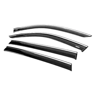 Window deflectors with chrome trim (4 pcs, Niken) Skywell ET5/Skyworth EV6 2021- photo 3