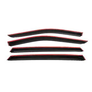 Window deflectors with chrome trim (4 pcs, Niken) Skywell ET5/Skyworth EV6 2021- photo 4