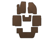 Ford Explorer 2011-2019 EVA Floor Mats (3 Rows, 2011-2015, Brown) photo 1