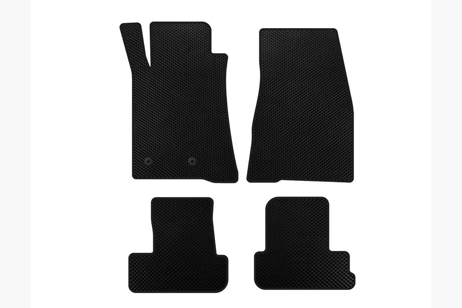 Ford Mustang 2005-2014 EVA Floor Mats (2009-2014, GT, Convertible, Black) Image