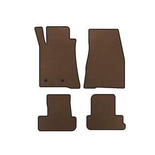 EVA Floor Mats (2009-2014, GT, Convertible, Brown)