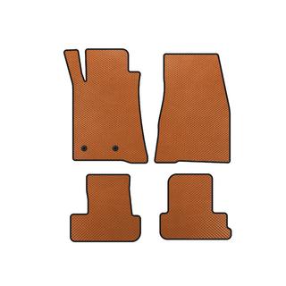 EVA Floor Mats (2009-2014, GT, Convertible, Orange)