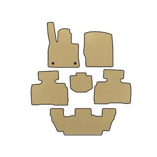 EVA Floor Mats (3 Rows, 7-Seater, Beige)