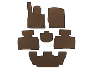 Ford Explorer 2019- EVA Floor Mats (3 Rows, 7-Seater, Brown) photo 1