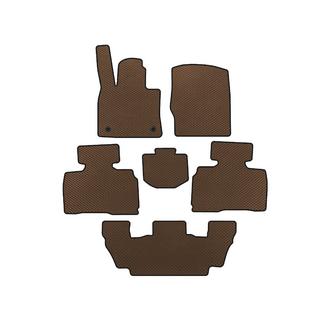 EVA Floor Mats (3 Rows, 7-Seater, Brown)