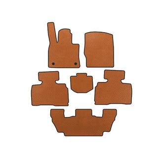 EVA Floor Mats (3 Rows, 7-Seater, Orange)