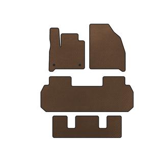 EVA Floor Mats (3 Rows, Brown)