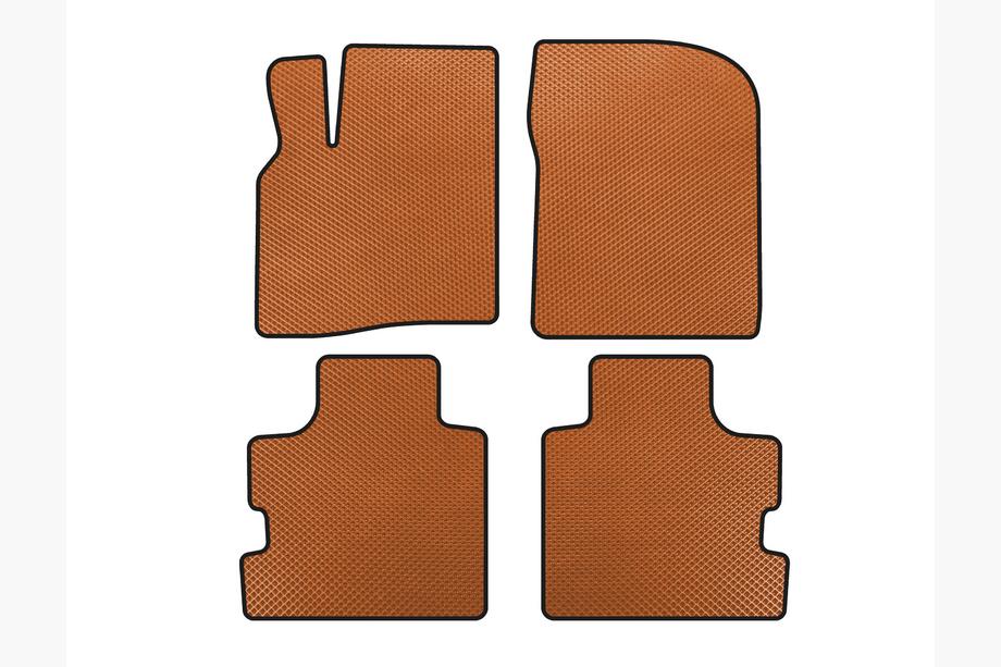 Chrysler Pacifica 2004-2008 EVA Floor Mats (Orange) Image