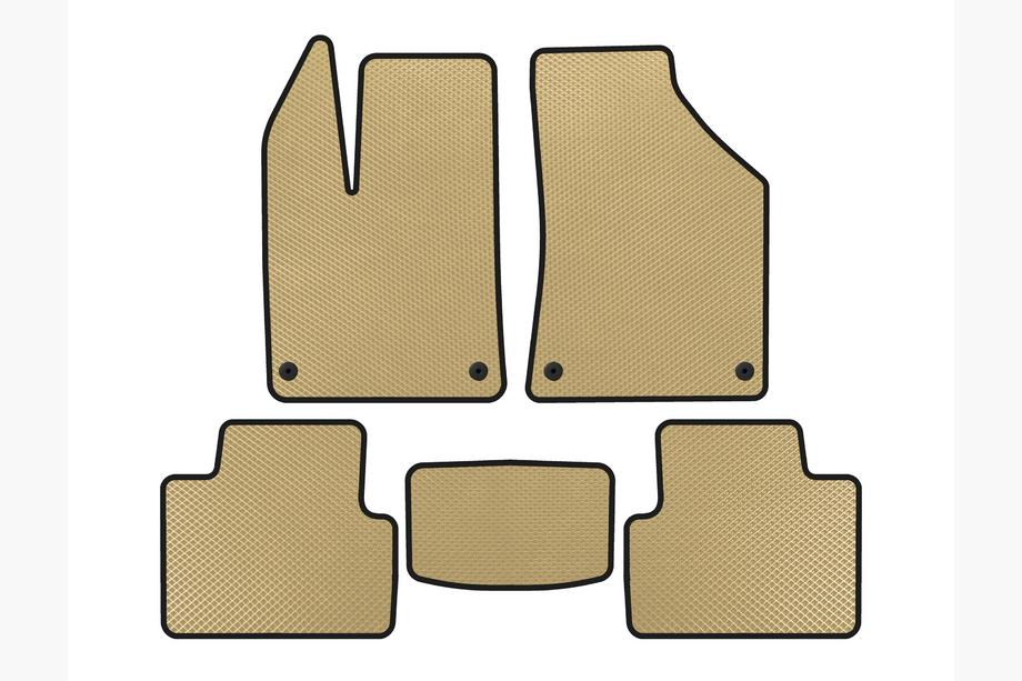 Chrysler 200 I 2010-2014 EVA Floor Mats (Beige) Image