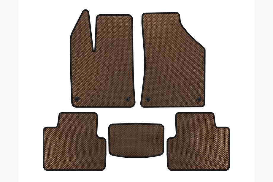 Chrysler 200 I 2010-2014 EVA Floor Mats (Brown) Image