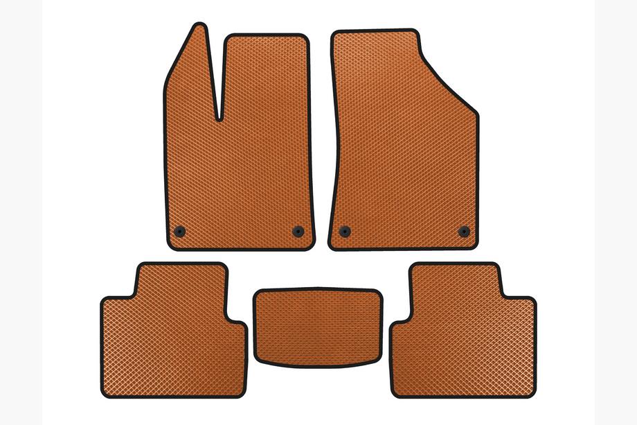 Chrysler 200 I 2010-2014 EVA Floor Mats (Orange) Image