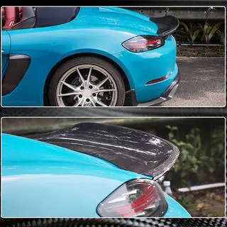 Spoiler V1 (for Boxster, Carbon) Porsche Boxster/Cayman 982 (718) 2016- photo 3