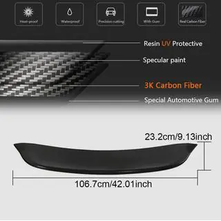 Spoiler V1 (for Boxster, Carbon) Porsche Boxster/Cayman 982 (718) 2016- photo 4