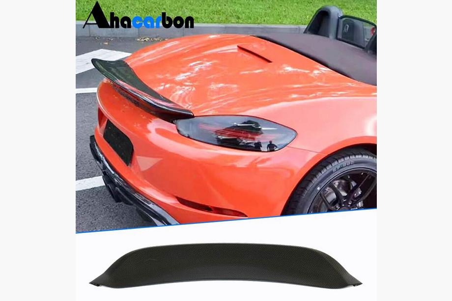 Porsche Boxster/Cayman 982 (718) 2016- Spoiler V1 (for Boxster, Carbon) Image