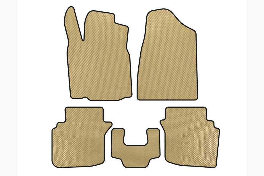 Chrysler Sebring II 2001-2006 EVA Floor Mats (2004-2006, Beige) Image