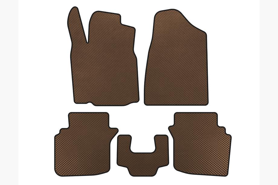Chrysler Sebring II 2001-2006 EVA Floor Mats (2004-2006, Brown) Image