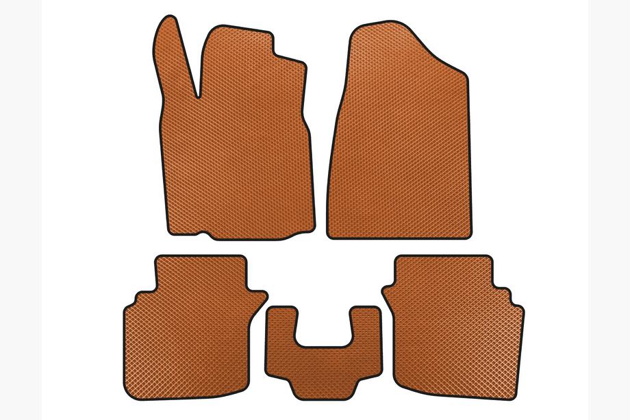 Chrysler Sebring II 2001-2006 EVA Floor Mats (2004-2006, Orange) Image