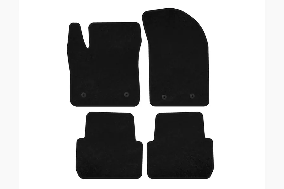Chrysler 200 I 2010-2014 Textile Floor Mats Classic (SD, Black) Image