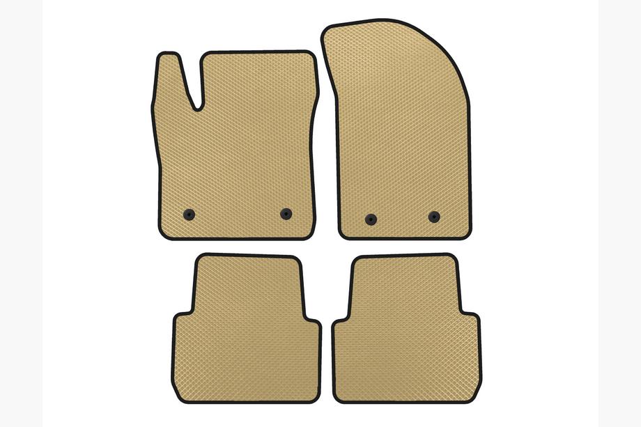Chrysler 200 I 2010-2014 EVA Floor Mats (SD, Beige) Image