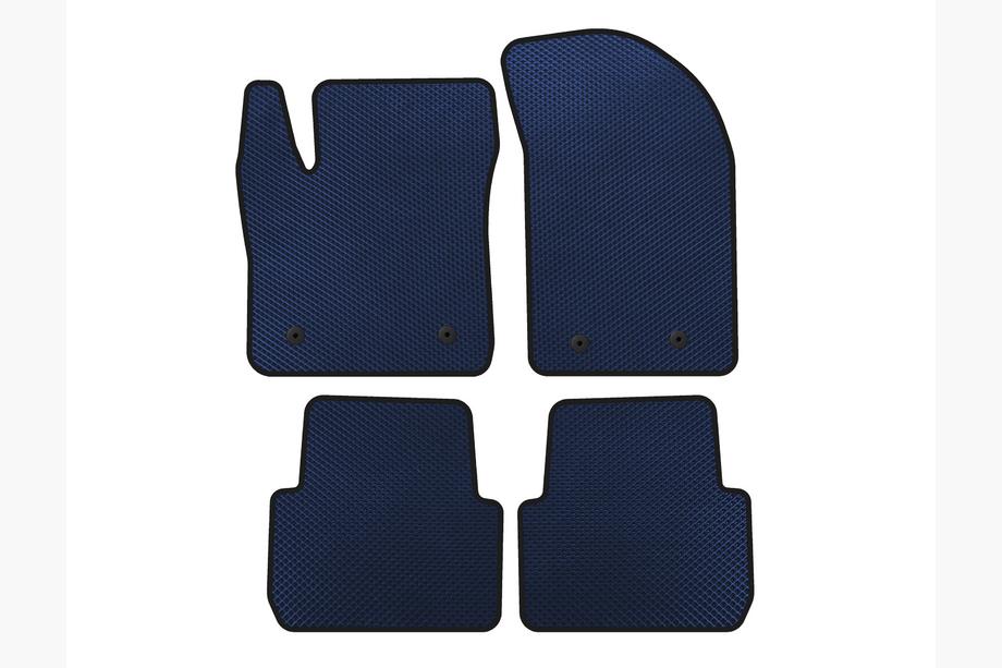 Chrysler 200 I 2010-2014 EVA Floor Mats (SD, Blue) Image